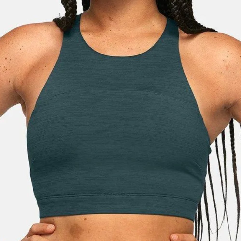 Outdoor Voices TechSweat™ Crop Top Evergreen NWOT Size S